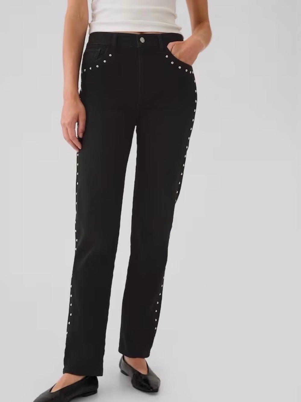 90's Gap straight studded jeans
